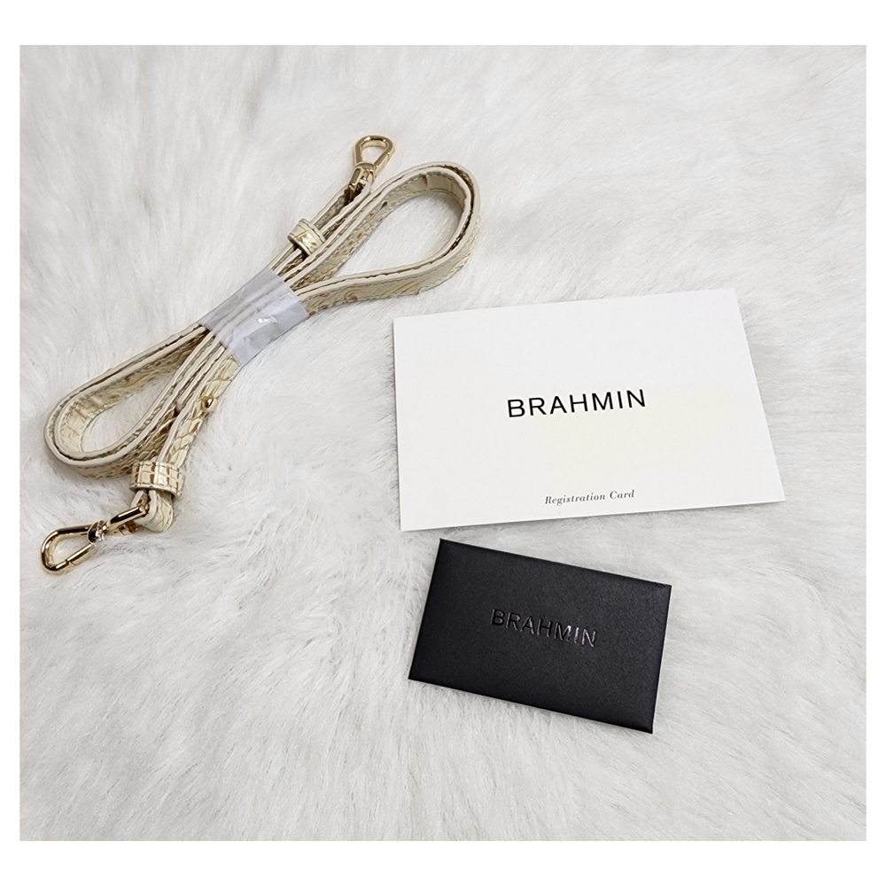 NWT Brahmin Marissa Ivory Iguana Ombre Melborne w/ dustbag - Picture 7 of 7